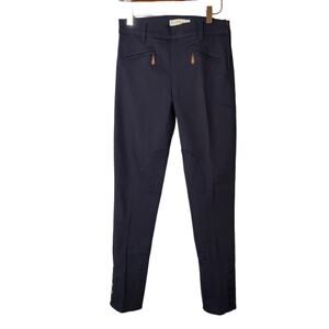 Tory Burch Women's Sz 24 Navy Blue Infinity Jodhpur Riding Pants Slim Leg